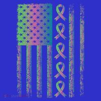 Metastatic Breast Cancer Flag Awareness Survivor Gift T-Shirt thumb 7