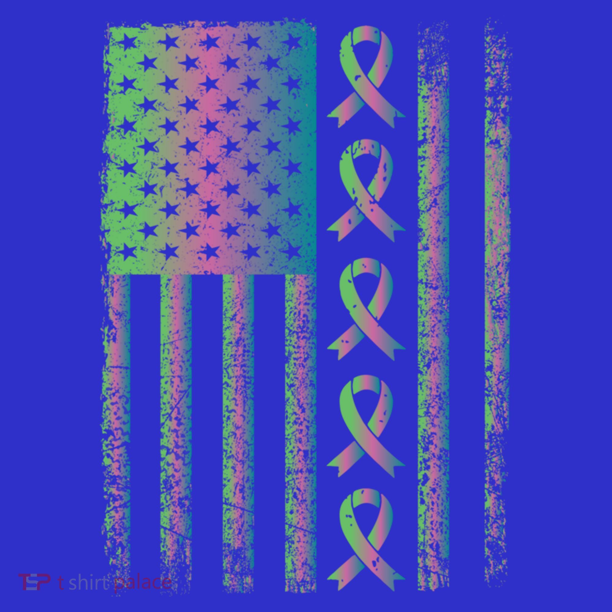 Metastatic Breast Cancer Flag Awareness Survivor Gift T-Shirt