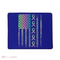 Metastatic Breast Cancer Flag Awareness Survivor Gift Mousepad thumb 0