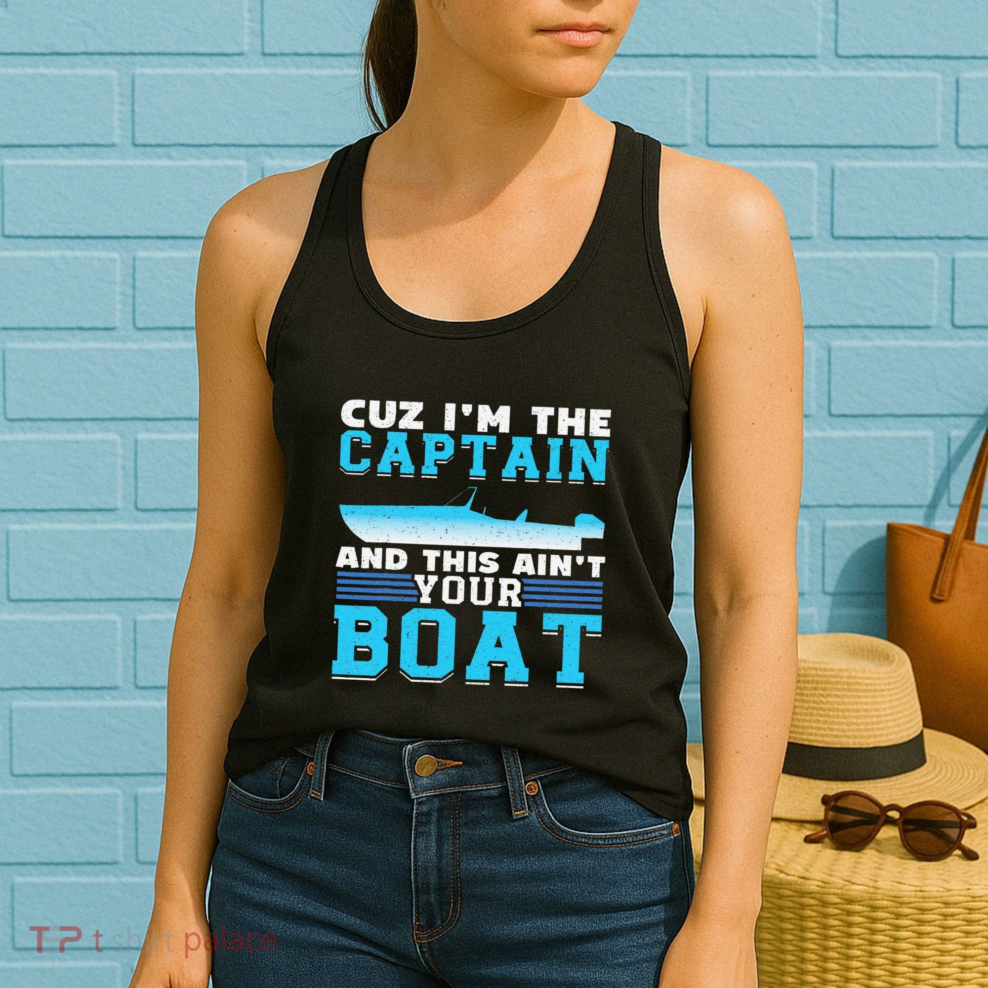 Motor Boats Captain Speed Boat Owner Motorboat Women's Tank Top