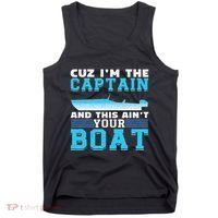 Motor Boats Captain Speed Boat Owner Motorboat Tank Top thumb 0