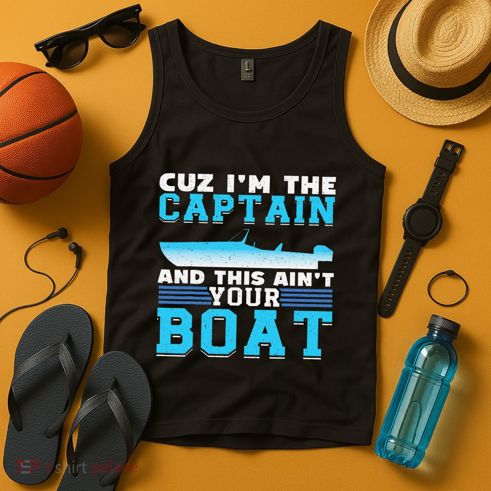 Motor Boats Captain Speed Boat Owner Motorboat Tank Top