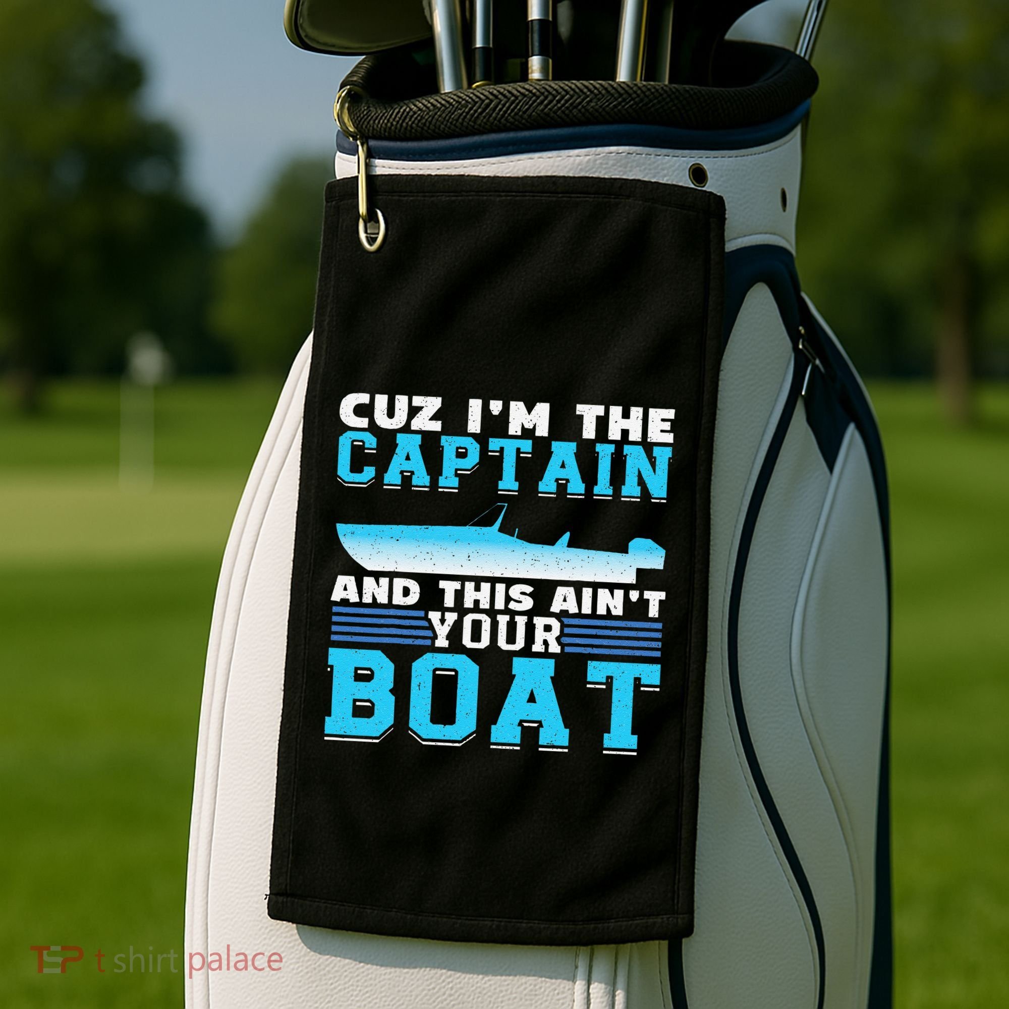 Motor Boats Captain Speed Boat Owner Motorboat Golf Towel