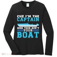 Motor Boats Captain Speed Boat Owner Motorboat Women's Long Sleeve Shirt thumb 0