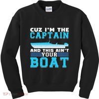 Motor Boats Captain Speed Boat Owner Motorboat Kids Sweatshirt thumb 0