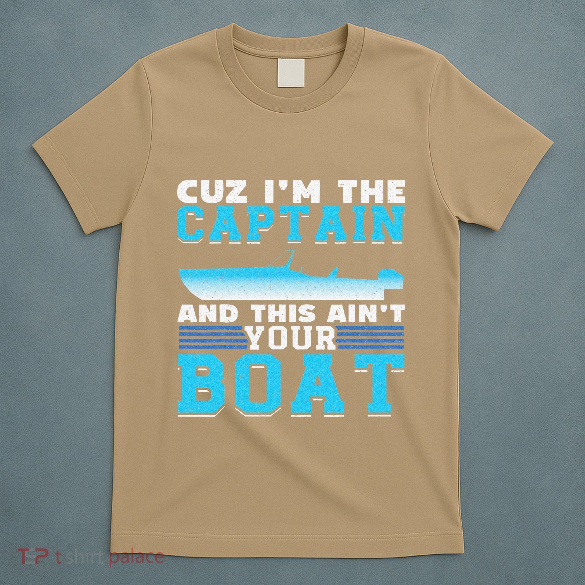 Motor Boats Captain Speed Boat Owner Motorboat T-Shirt