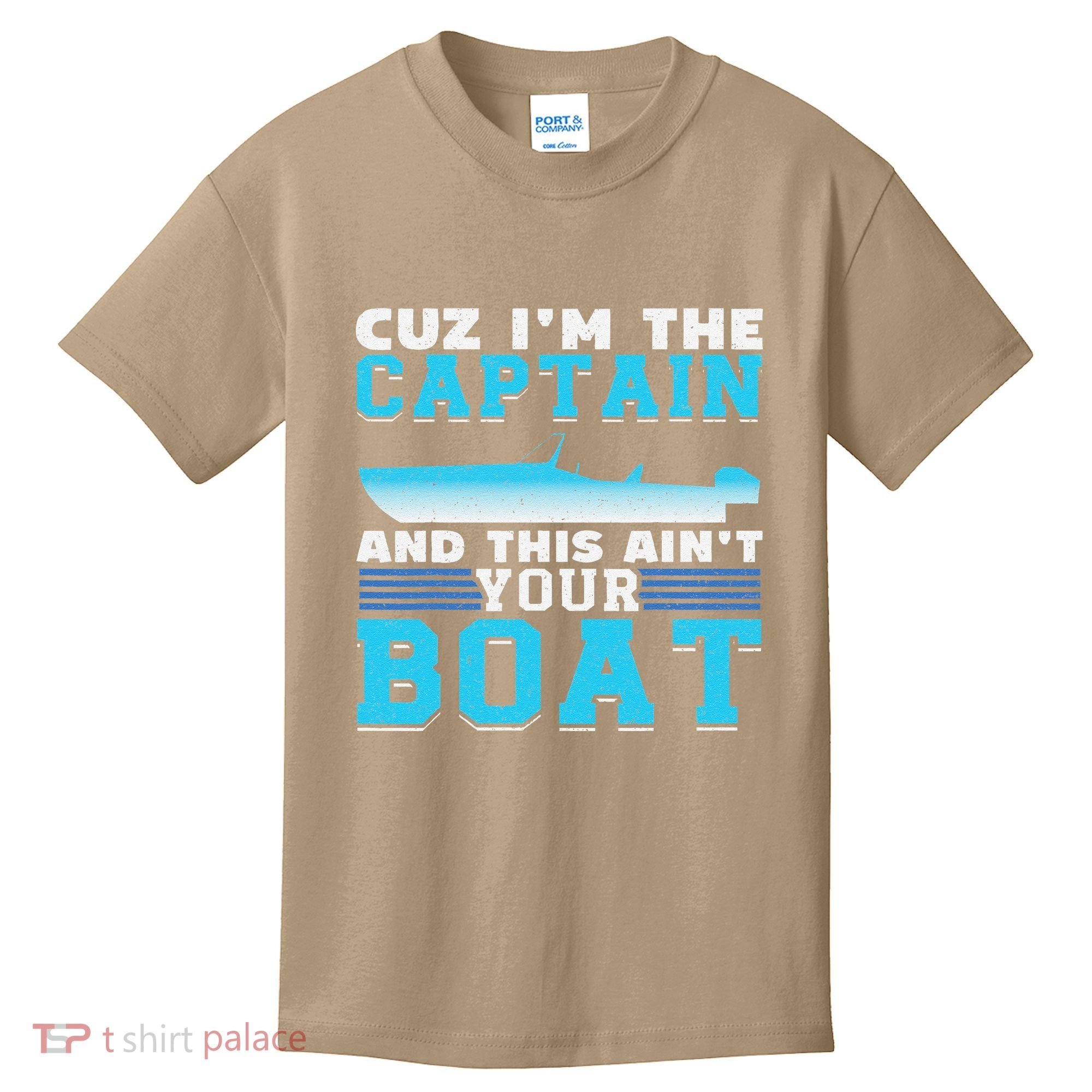 Motor Boats Captain Speed Boat Owner Motorboat Kids T-Shirt