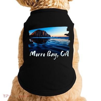 Morro Bay Ca Morro Rock California Doggie Tank