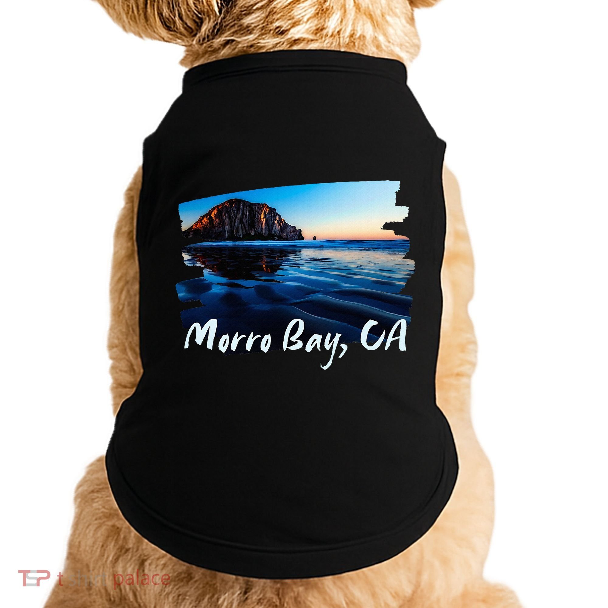 Morro Bay Ca Morro Rock California Doggie Tank