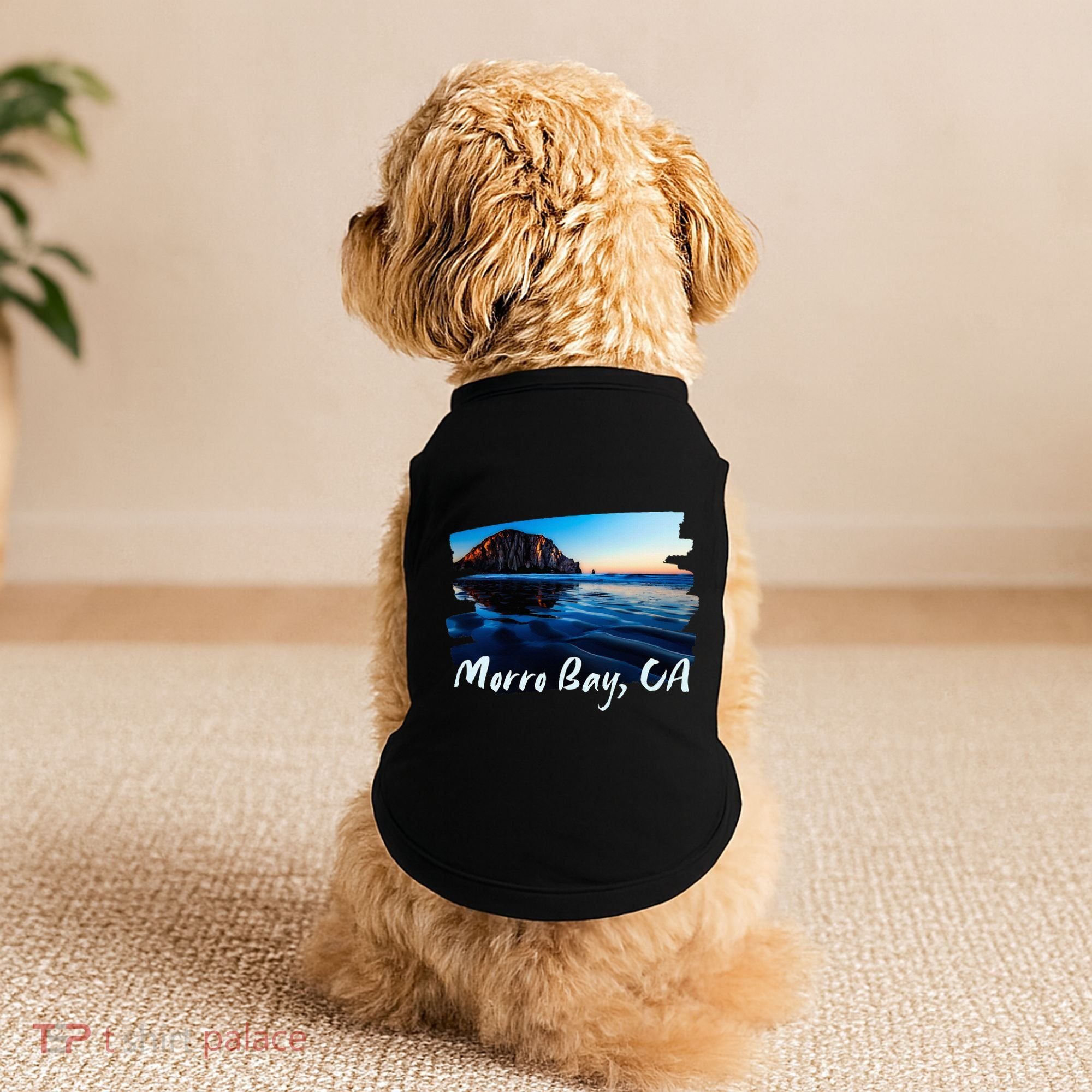 Morro Bay Ca Morro Rock California Doggie Tank