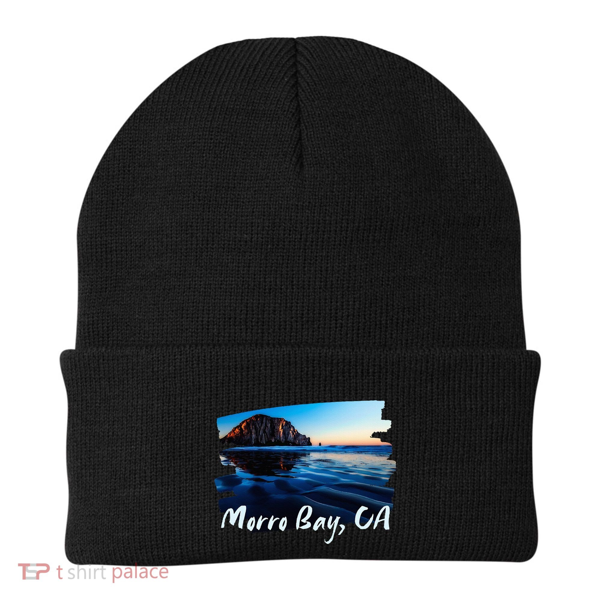 Morro Bay Ca Morro Rock California Beanie