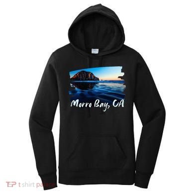 Morro Bay Ca Morro Rock California Women's Hoodie