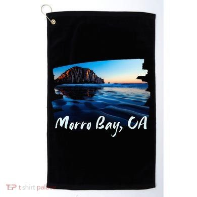Morro Bay Ca Morro Rock California Golf Towel