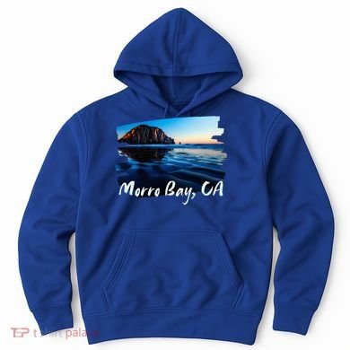 Morro Bay Ca Morro Rock California Hoodie