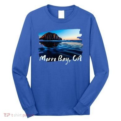 Morro Bay Ca Morro Rock California Long Sleeve Shirt