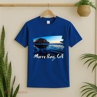 Morro Bay Ca Morro Rock California T-Shirt thumb 2