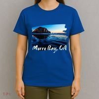 Morro Bay Ca Morro Rock California T-Shirt thumb 4