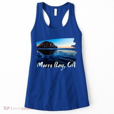Morro Bay Ca Morro Rock California Women's Tank Top