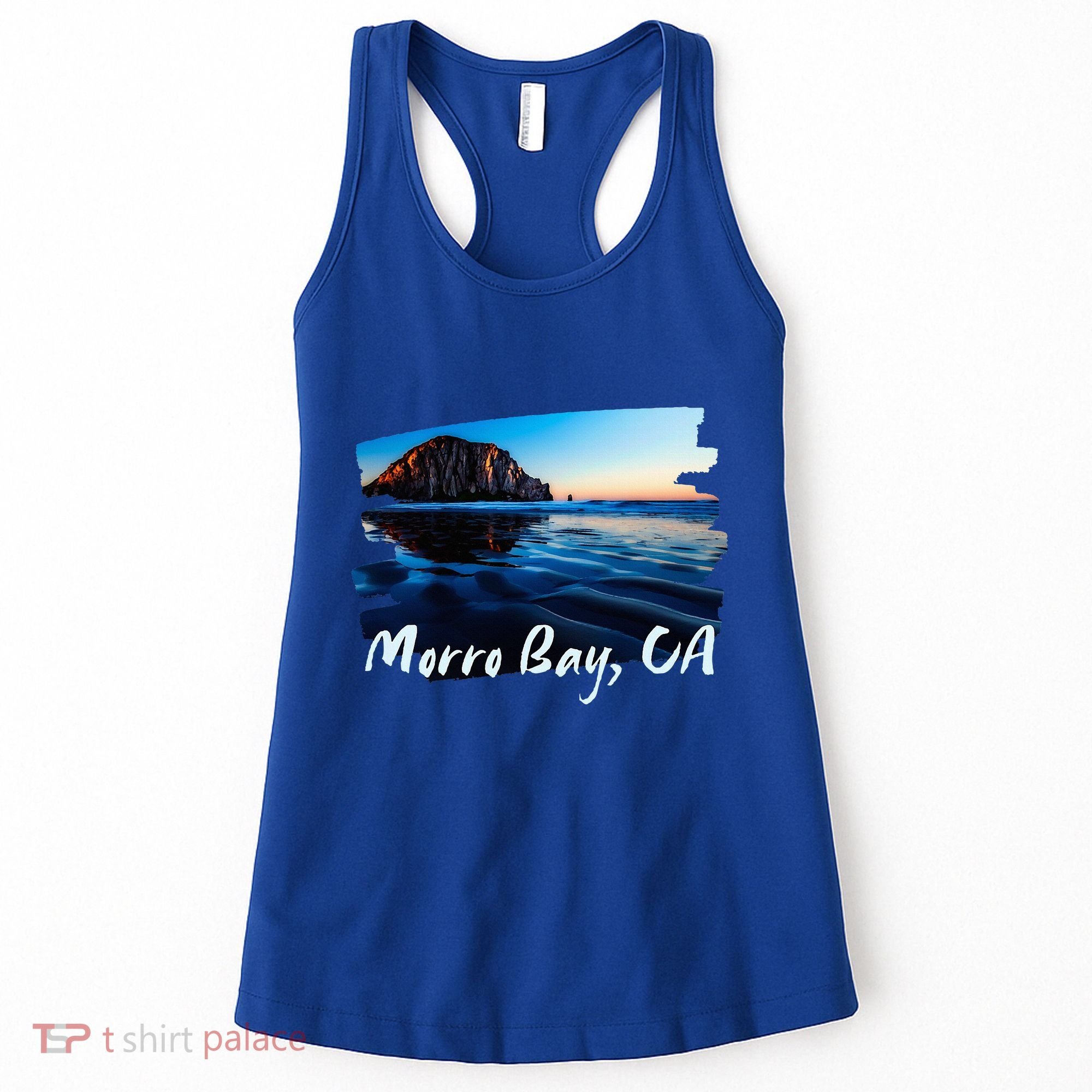 Morro Bay Ca Morro Rock California Women's Tank Top