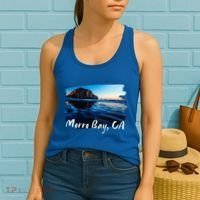 Morro Bay Ca Morro Rock California Women's Tank Top thumb 2