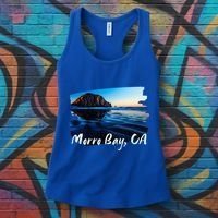 Morro Bay Ca Morro Rock California Women's Tank Top thumb 3
