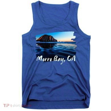 Morro Bay Ca Morro Rock California Tank Top