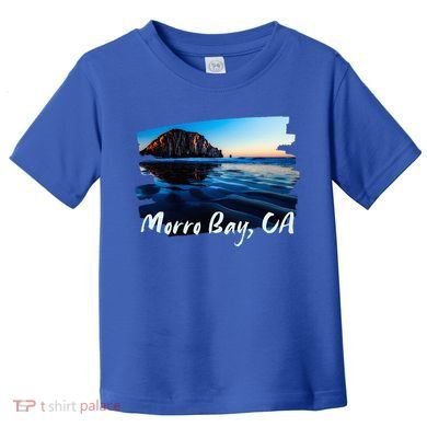 Morro Bay Ca Morro Rock California Toddler T-Shirt