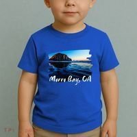 Morro Bay Ca Morro Rock California Toddler T-Shirt thumb 2