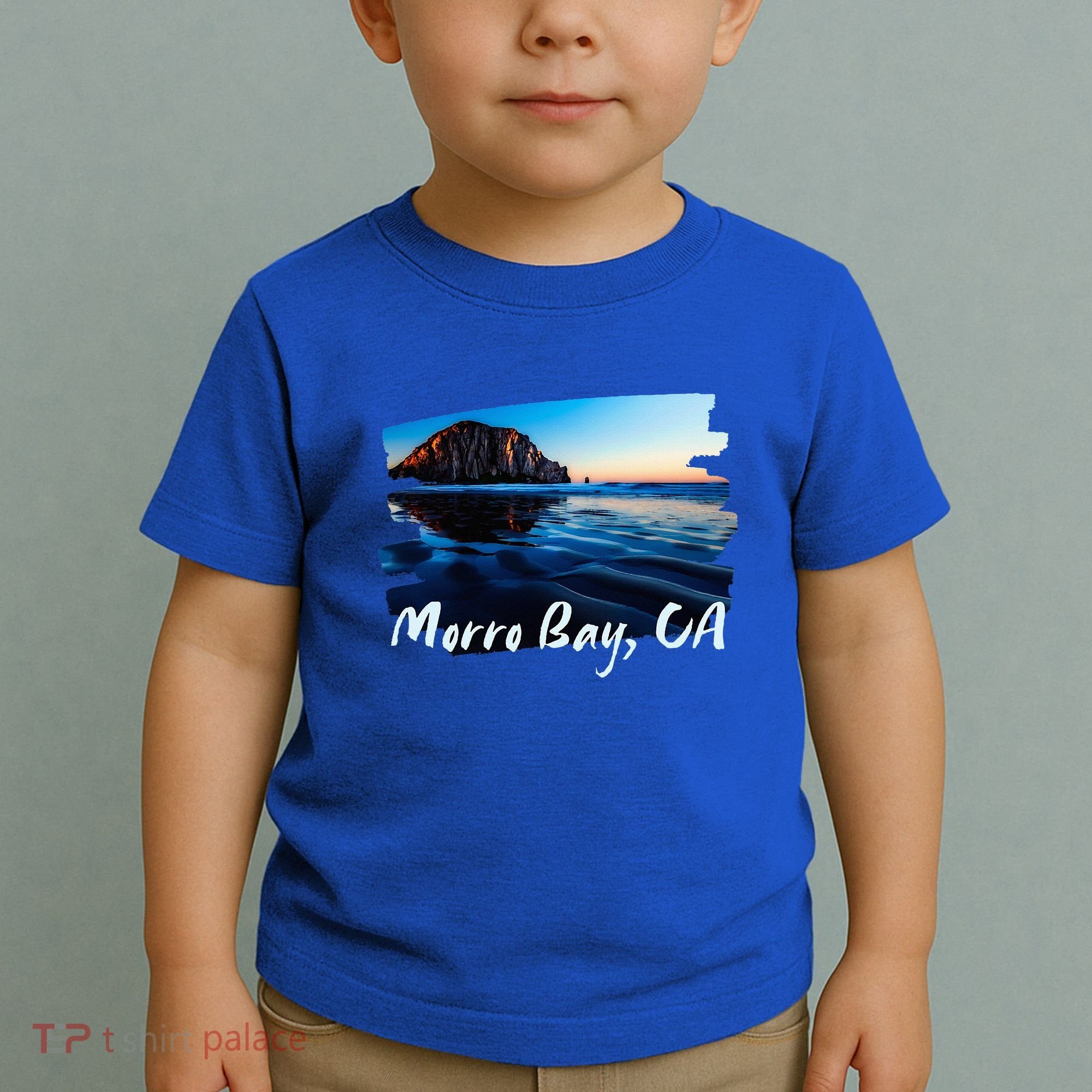Morro Bay Ca Morro Rock California Toddler T-Shirt