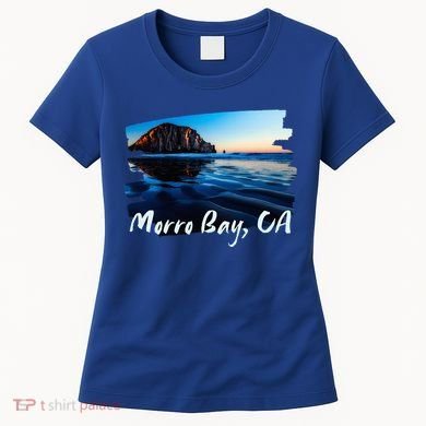 Morro Bay Ca Morro Rock California Women's T-Shirt