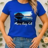 Morro Bay Ca Morro Rock California Women's T-Shirt thumb 2