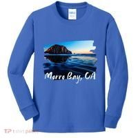 Morro Bay Ca Morro Rock California Kids Long Sleeve Shirt thumb 0