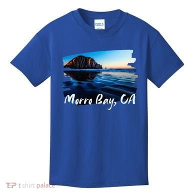 Morro Bay Ca Morro Rock California Kids T-Shirt