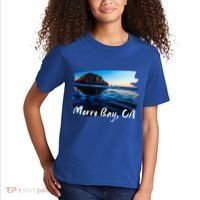 Morro Bay Ca Morro Rock California Kids T-Shirt thumb 2