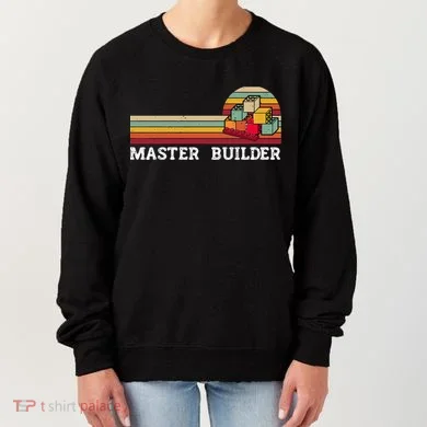 Master Builder Cool Builder Building Blocks Set Toys Women's Sweatshirt