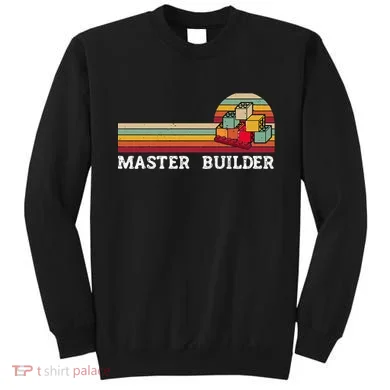 Master Builder Cool Builder Building Blocks Set Toys Sweatshirt