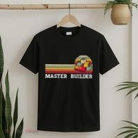 Master Builder Cool Builder Building Blocks Set Toys T-Shirt thumb 2