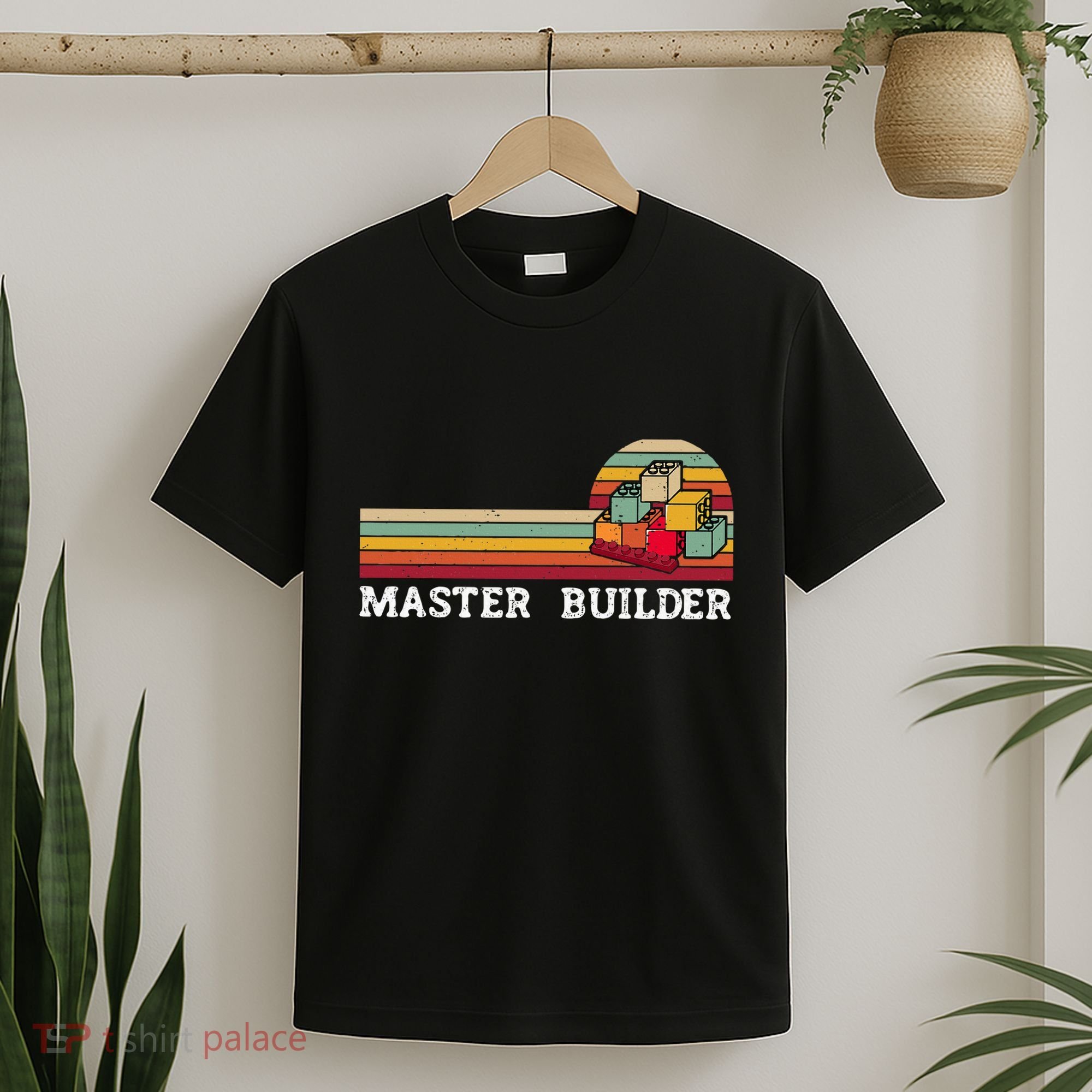 Master Builder Cool Builder Building Blocks Set Toys T-Shirt