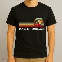 Master Builder Cool Builder Building Blocks Set Toys T-Shirt thumb 3