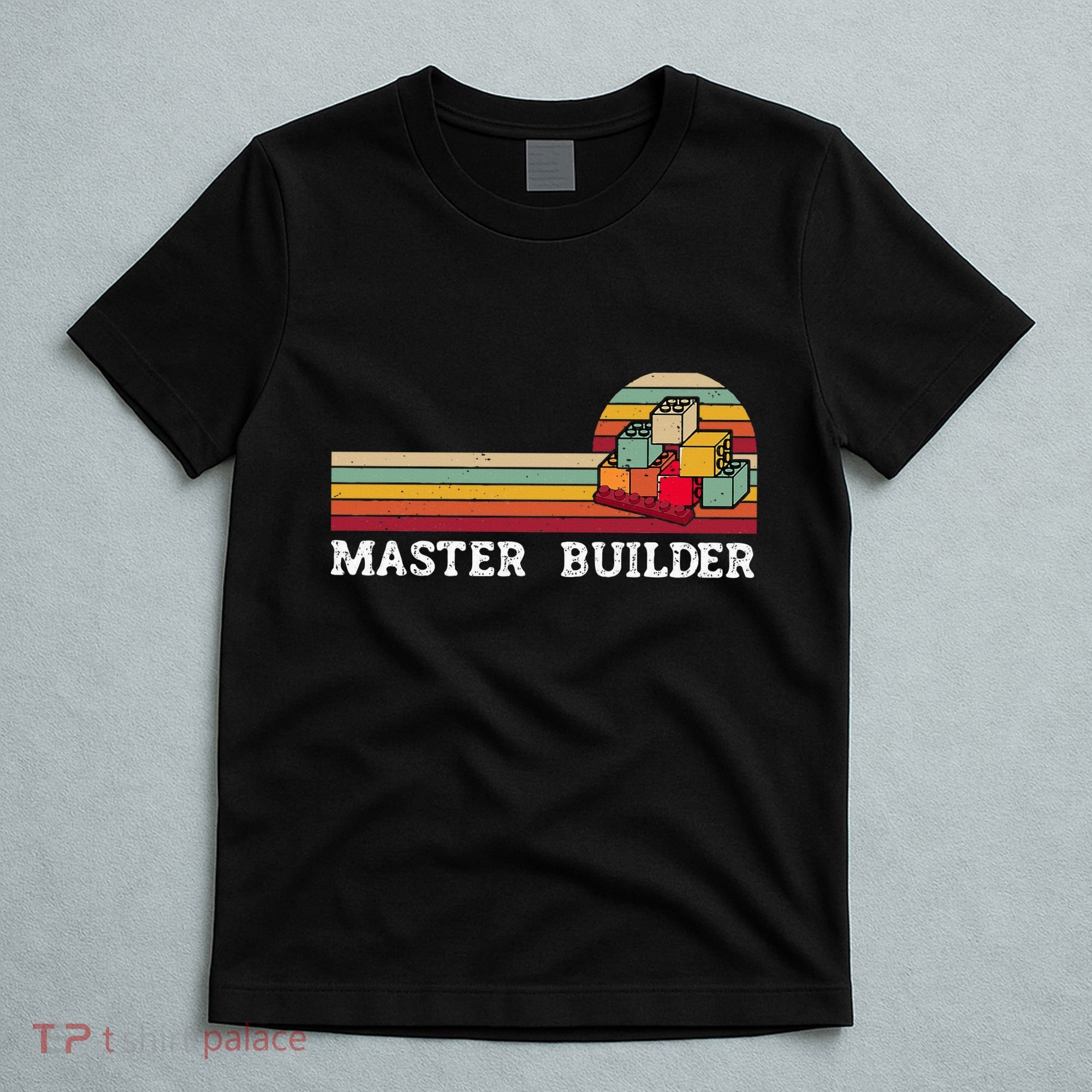 Master Builder Cool Builder Building Blocks Set Toys T-Shirt