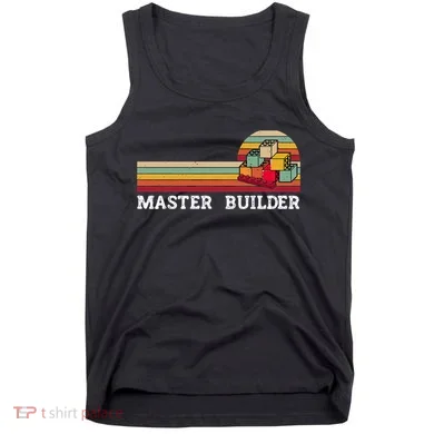 Master Builder Cool Builder Building Blocks Set Toys Tank Top