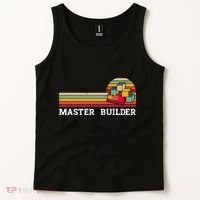 Master Builder Cool Builder Building Blocks Set Toys Tank Top thumb 2