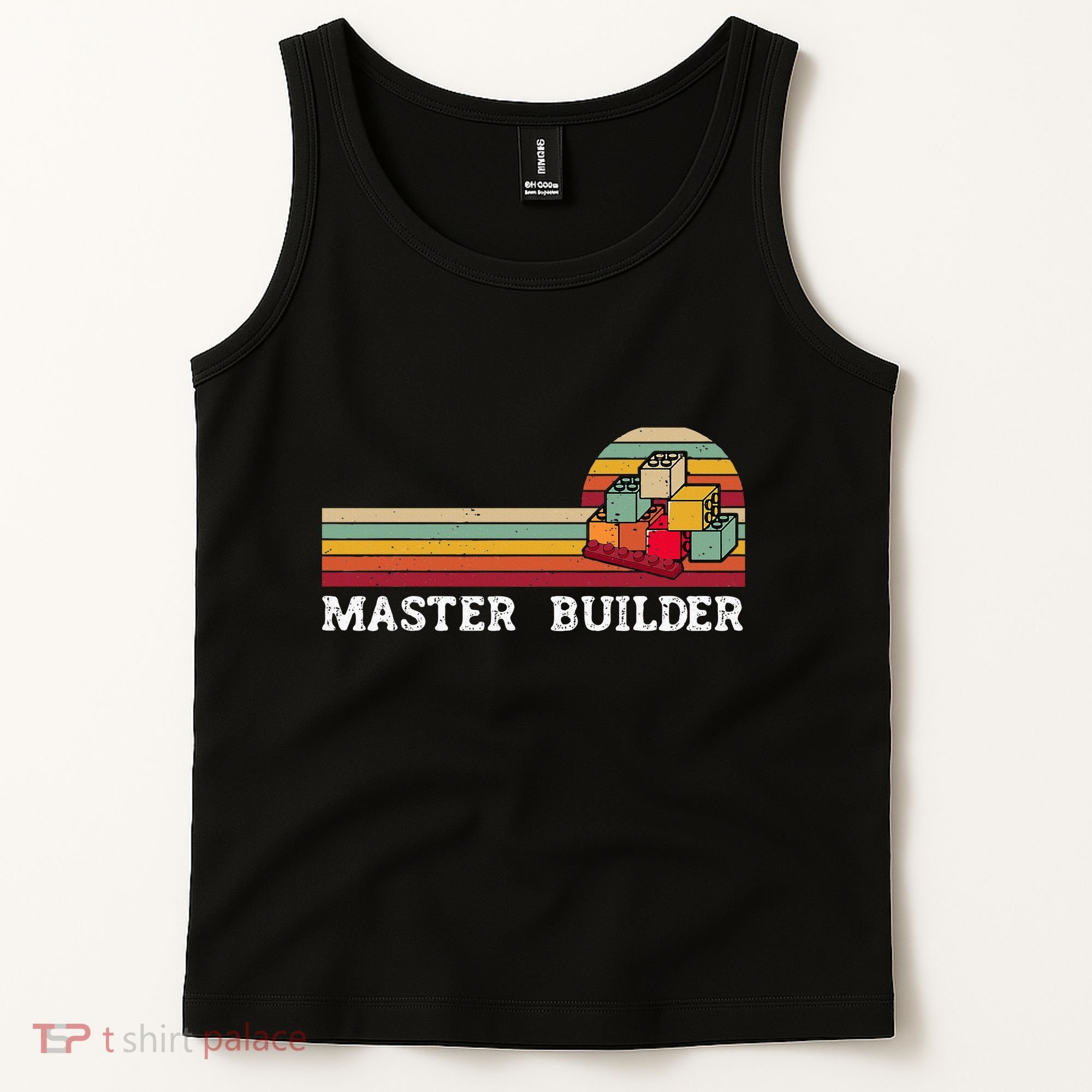 Master Builder Cool Builder Building Blocks Set Toys Tank Top