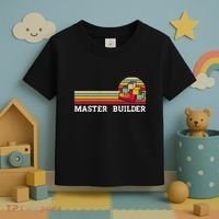 Master Builder Cool Builder Building Blocks Set Toys Toddler T-Shirt thumb 3