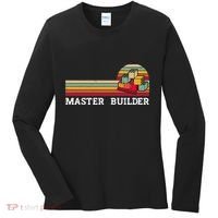 Master Builder Cool Builder Building Blocks Set Toys Women's Long Sleeve Shirt thumb 0