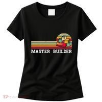 Master Builder Cool Builder Building Blocks Set Toys Women's T-Shirt thumb 0