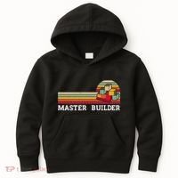 Master Builder Cool Builder Building Blocks Set Toys Kids Hoodie thumb 0