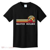 Master Builder Cool Builder Building Blocks Set Toys Kids T-Shirt thumb 0