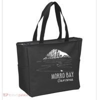 Morro Bay California Morro Rock Ca Drawing Souvenir Line Art Tote Bag thumb 2