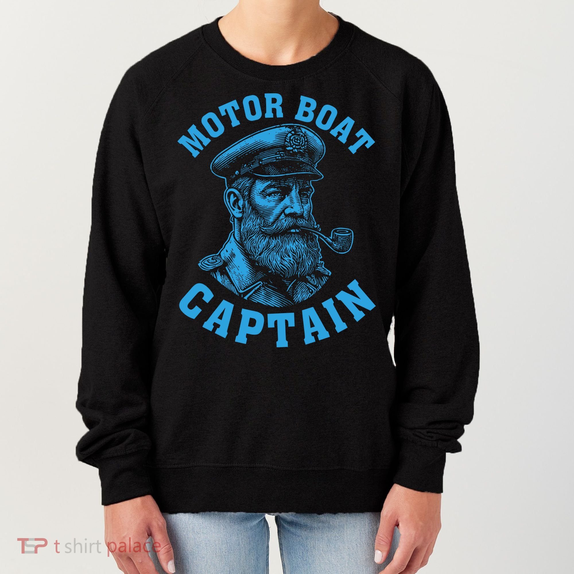 Motor Boat Captain Women's Sweatshirt